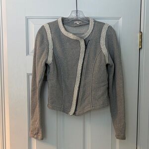 GAP Gray and Cream Women's Jacket